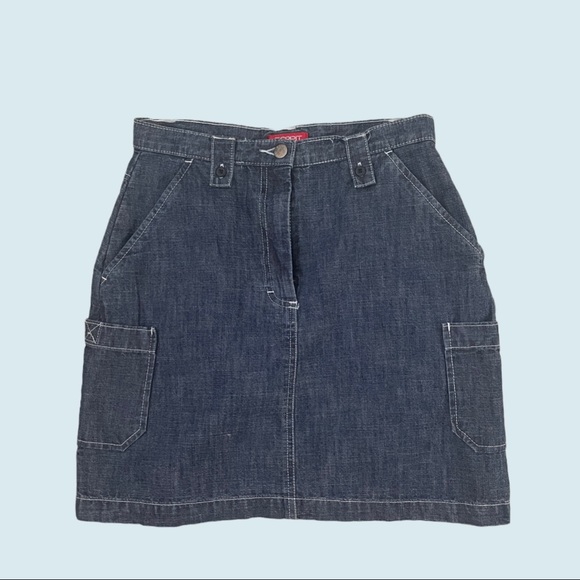 Y2K ESPRIT DENIM MINI SKIRT - Picture 1 of 2